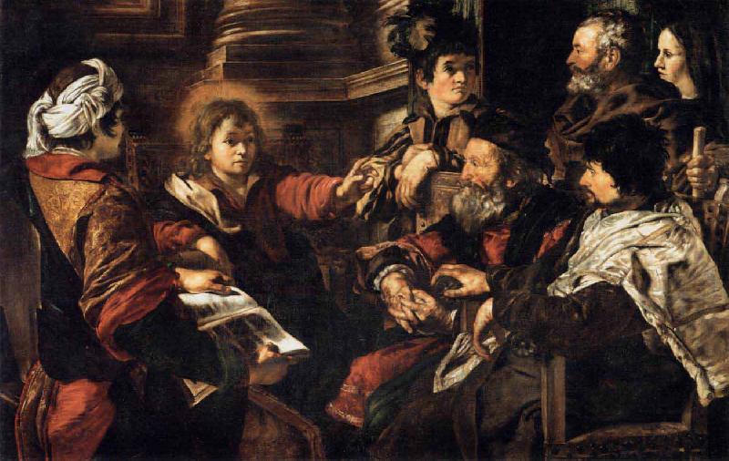 SERODINE, Giovanni Christ among the Doctors